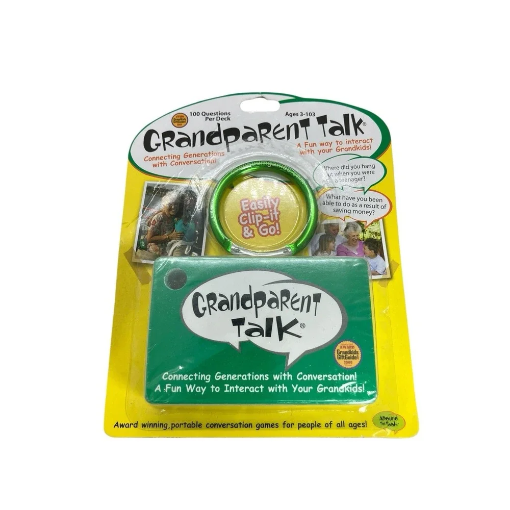 Continuum Games Grandparent Talk Award Winning 100 Conversation Questions New‎